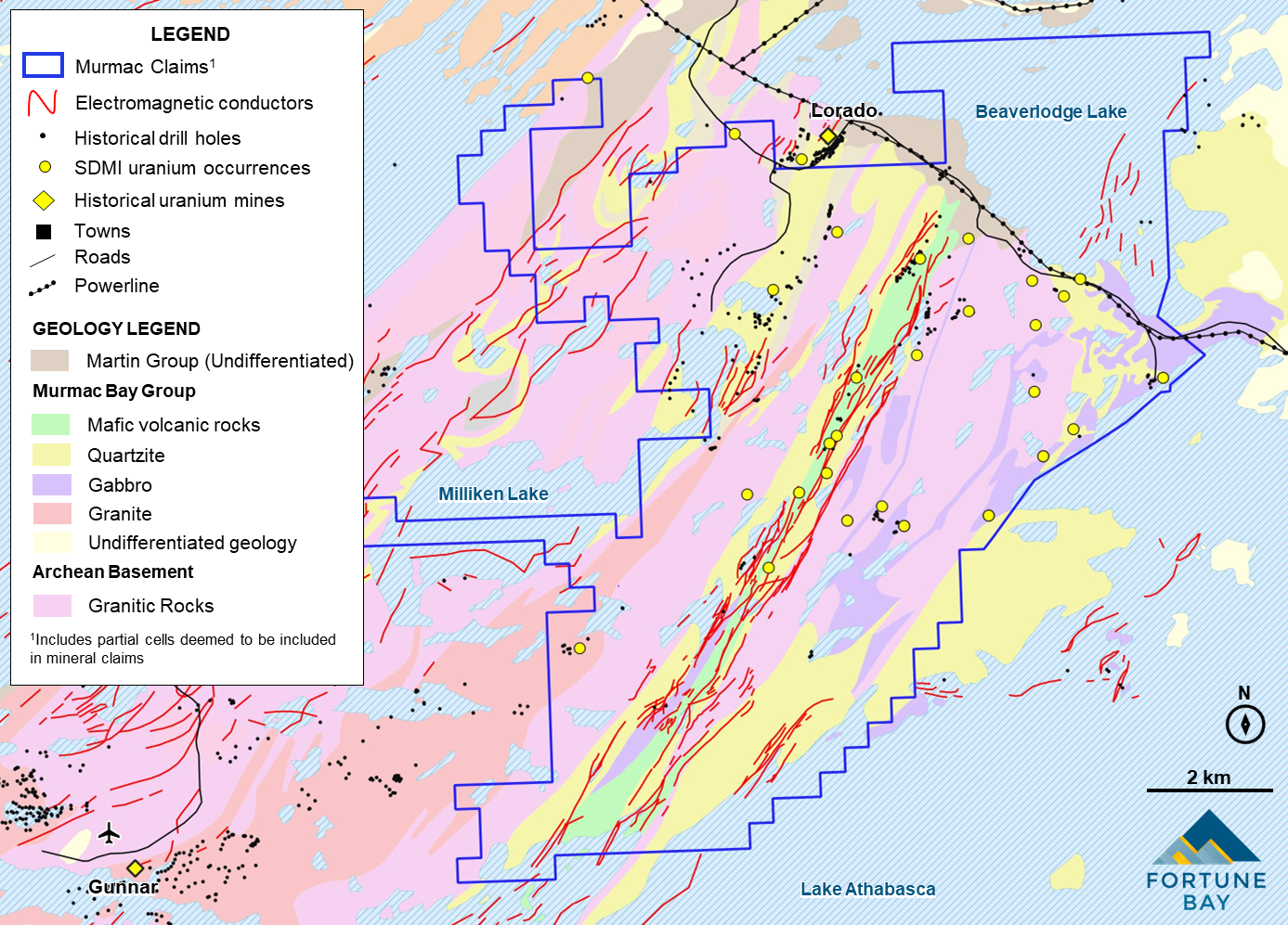Murmac Geology and Uranium Occurrence Highlights